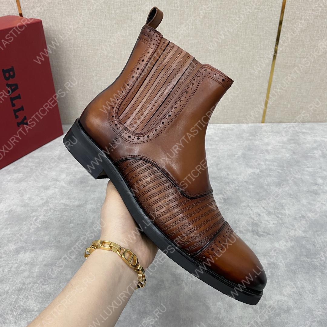 BERLUTI CURSIVE GALET SCRITTO BOOTS INTENSE COCOA S4077-V2