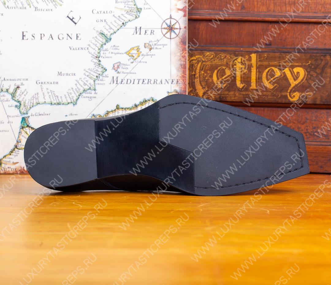 BERLUTI TRIPLE MONK STRAP SHOE BLACK S1424-GH