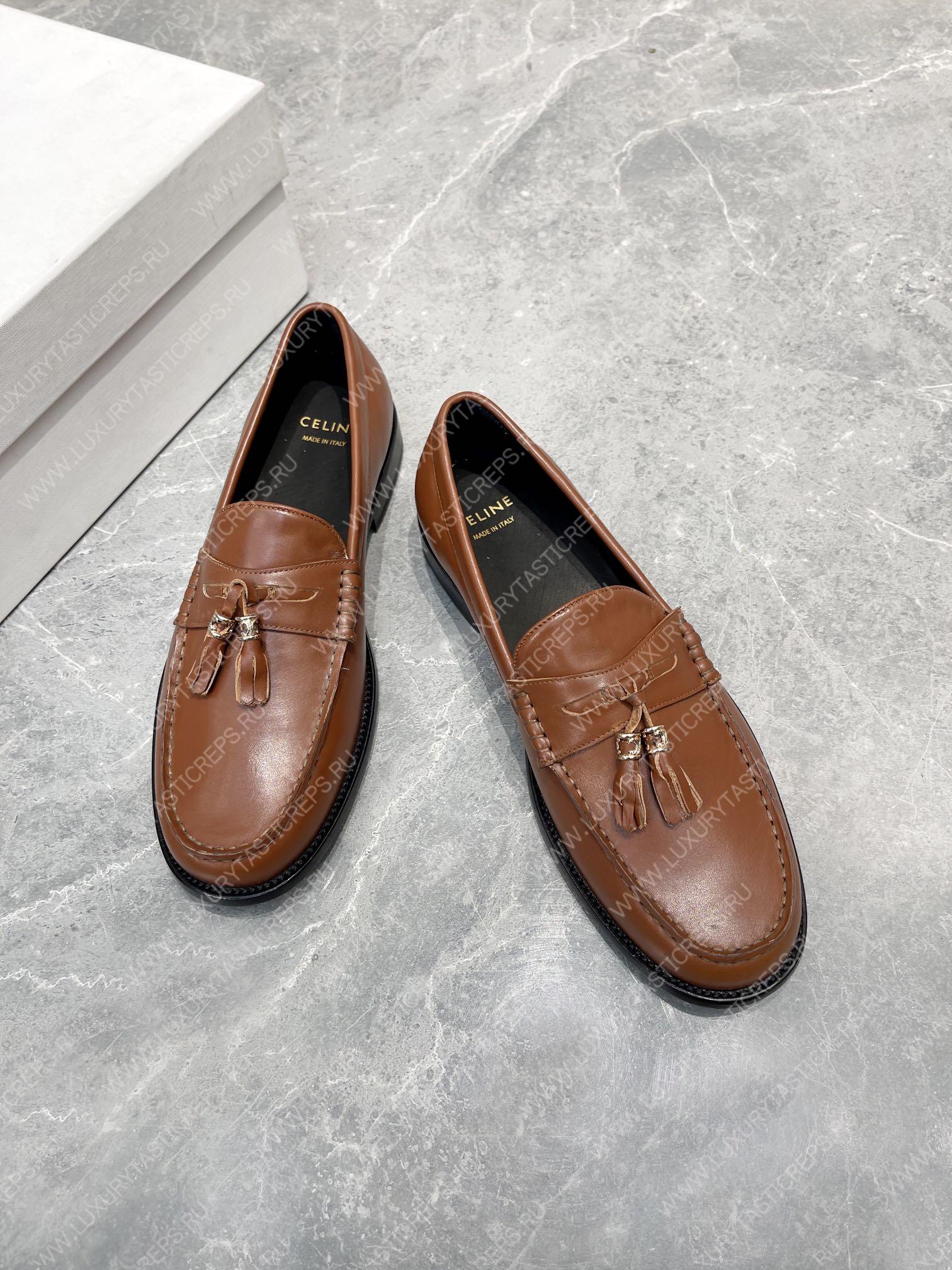 Ce**e luco triomphe leather loafer brown 2039fr9