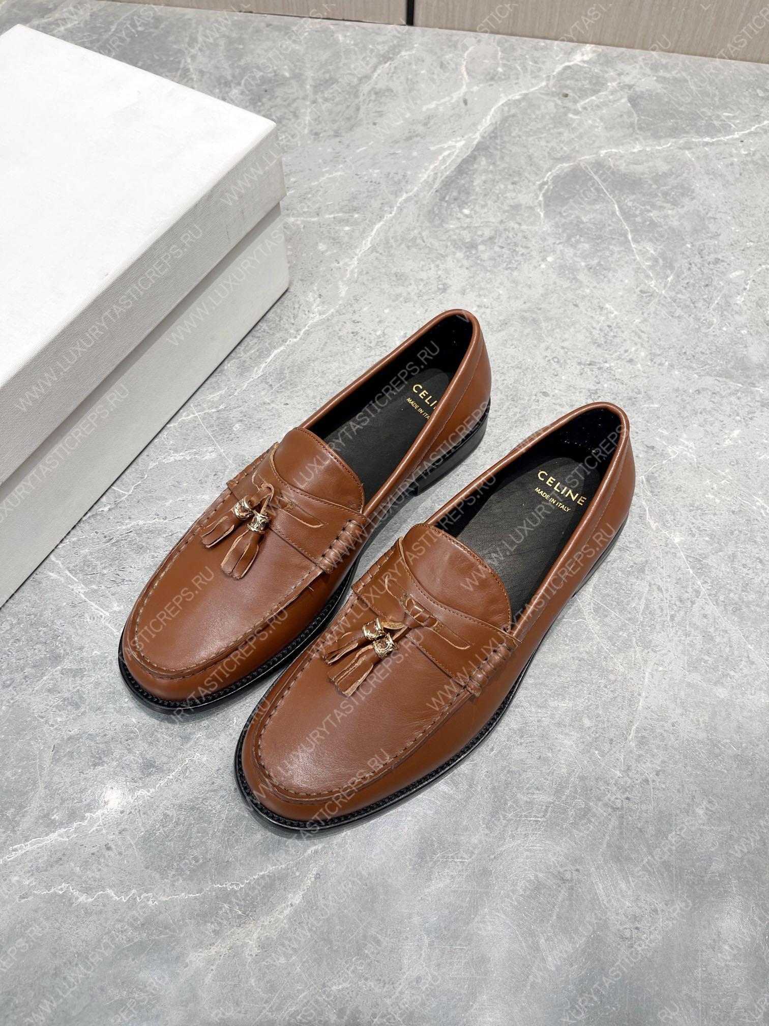 Ce**e luco triomphe leather loafer brown 2039fr9