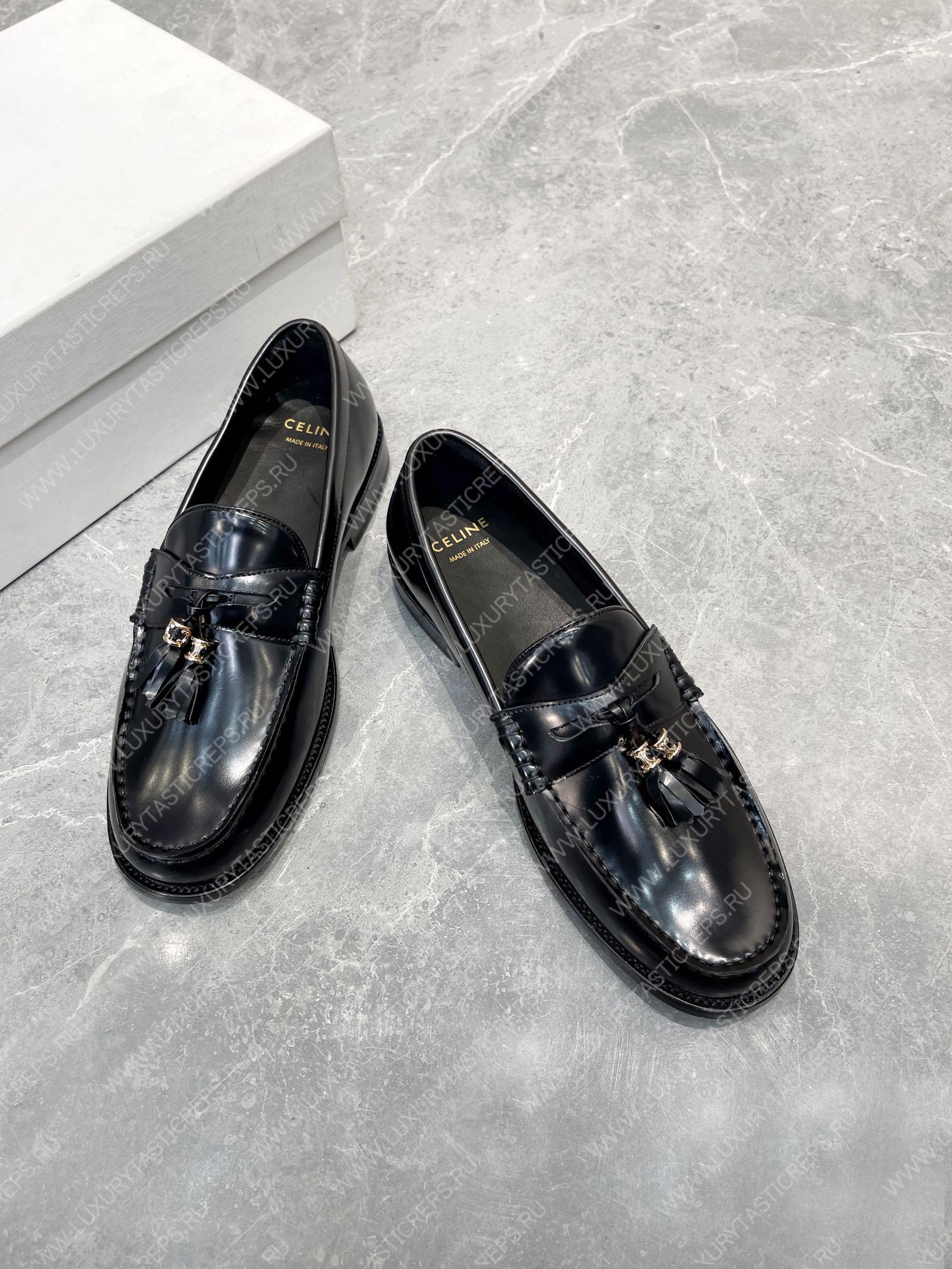 Ce**e luco triomphe leather loafer black 4006fr8