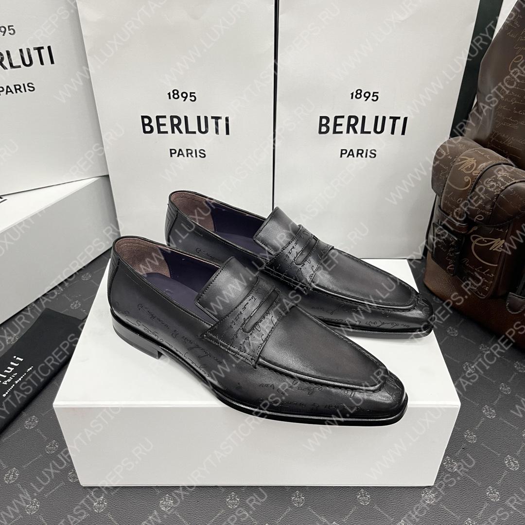 BERLUTI LOAFERS BLACK S1411-V1