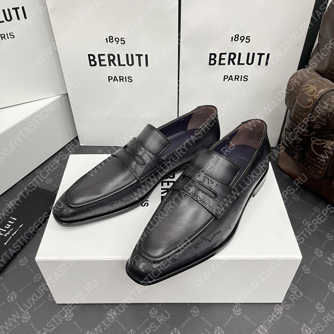 BERLUTI LOAFERS BLACK S1411-V1