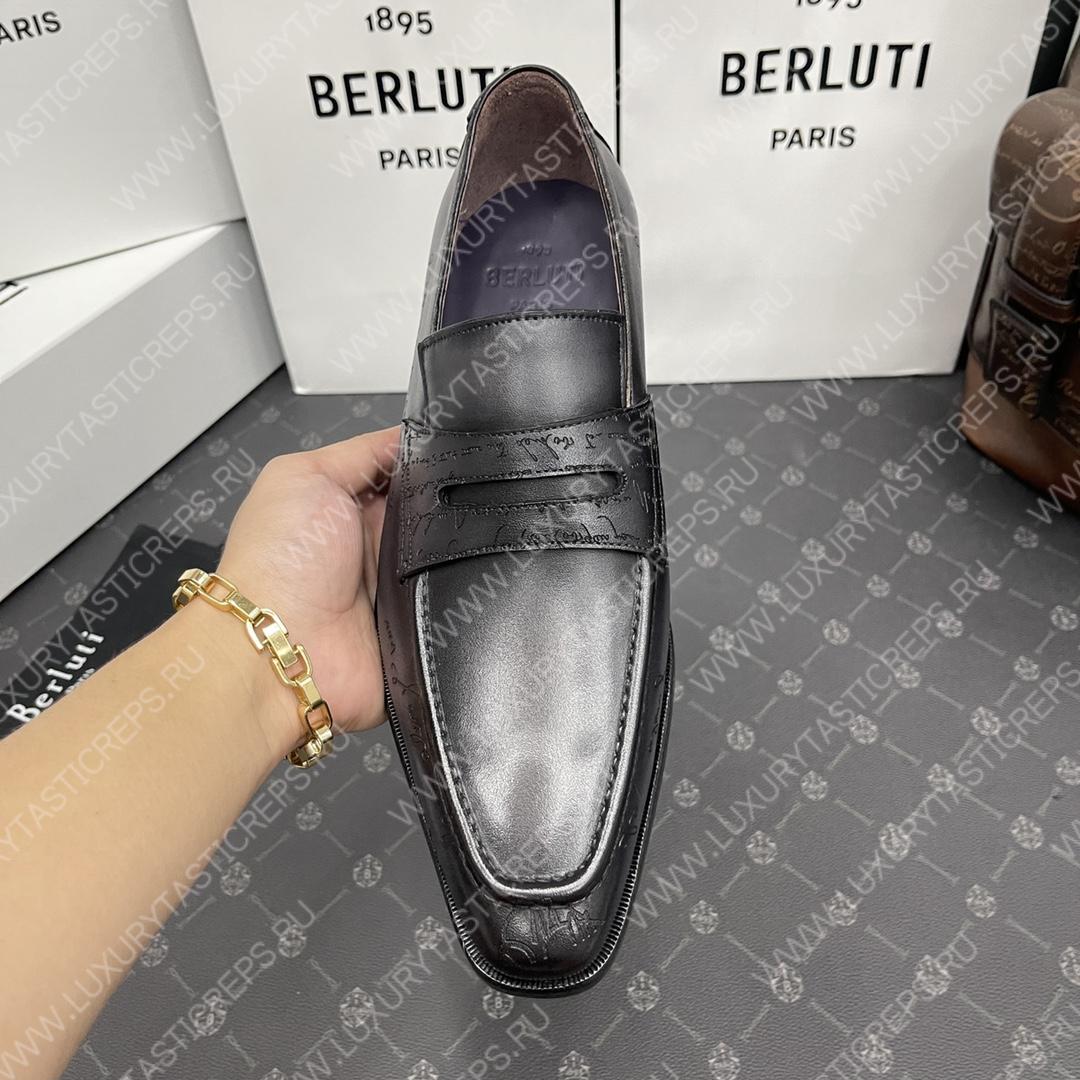BERLUTI LOAFERS BLACK S1411-V1