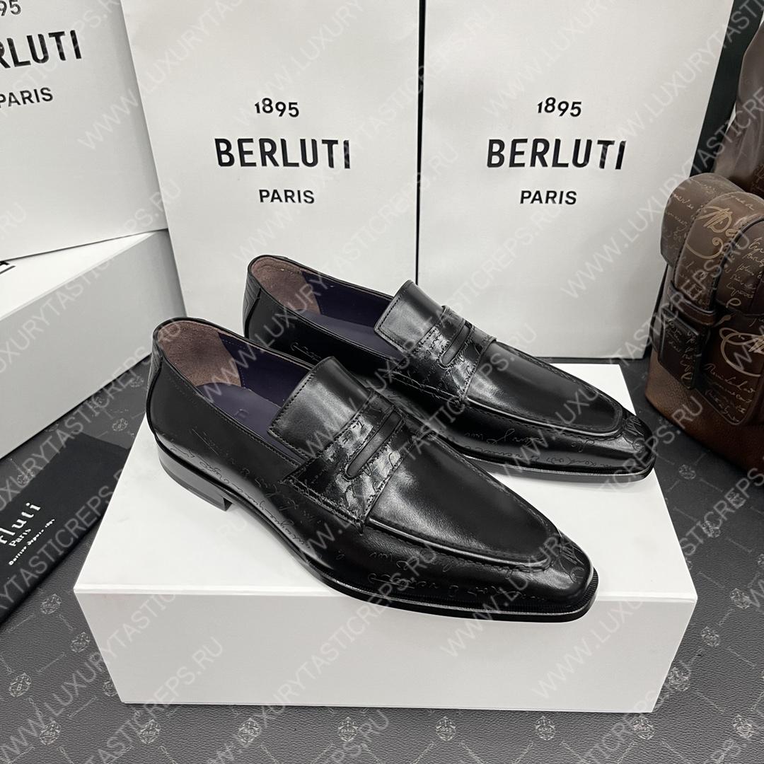 BERLUTI LOAFERS BLACK S1411-V1