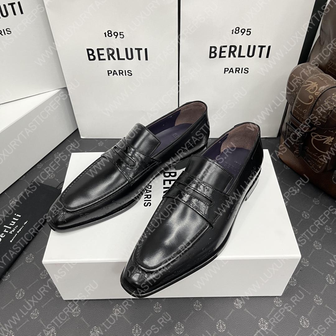 BERLUTI LOAFERS BLACK S1411-V1