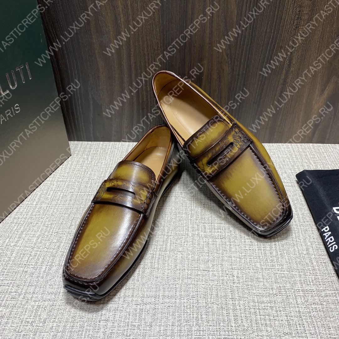 BERLUTI LORENZO DRIVE LOAFER COCOA S6066-S34