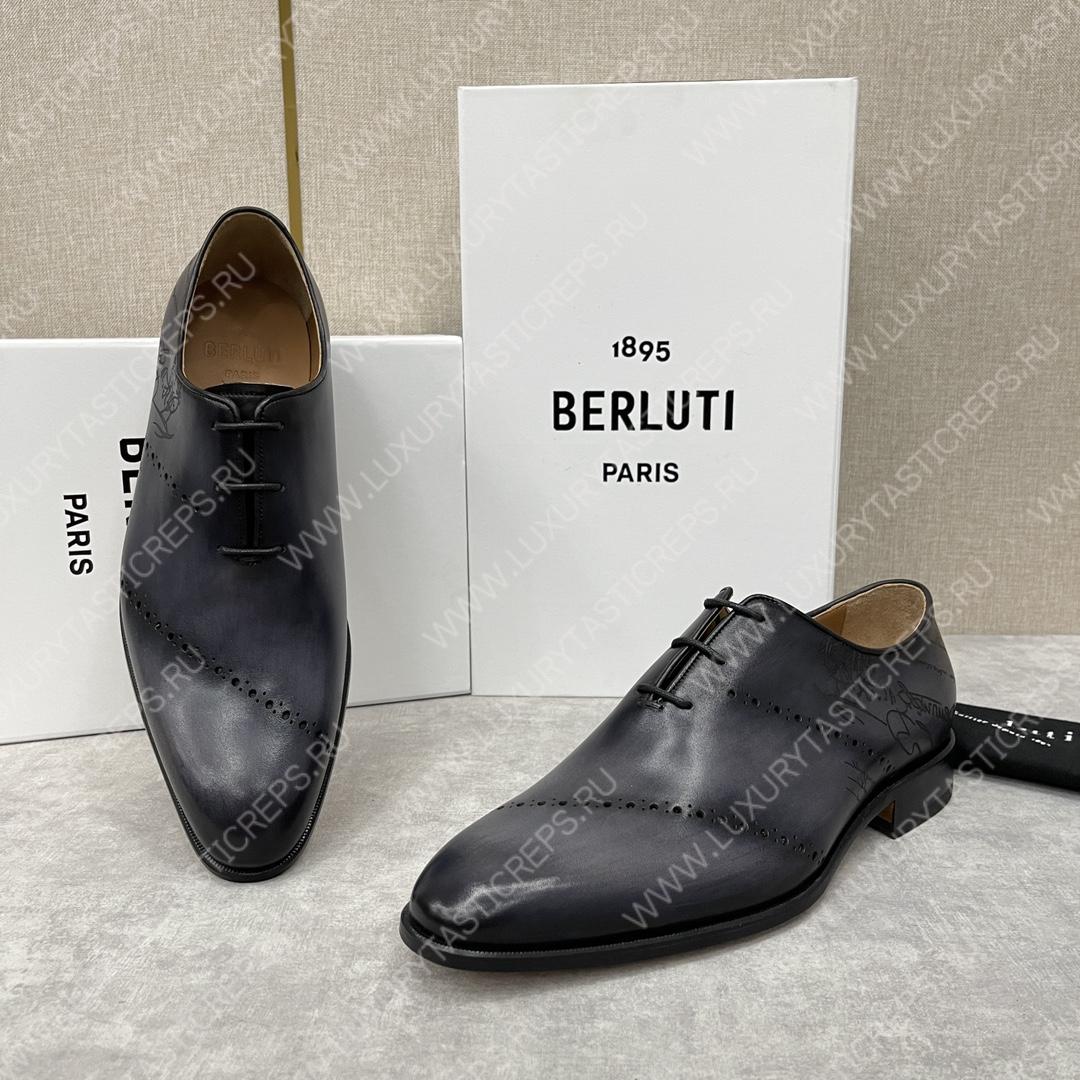 BERLUTI OXFORDS BLACK S0770-V1