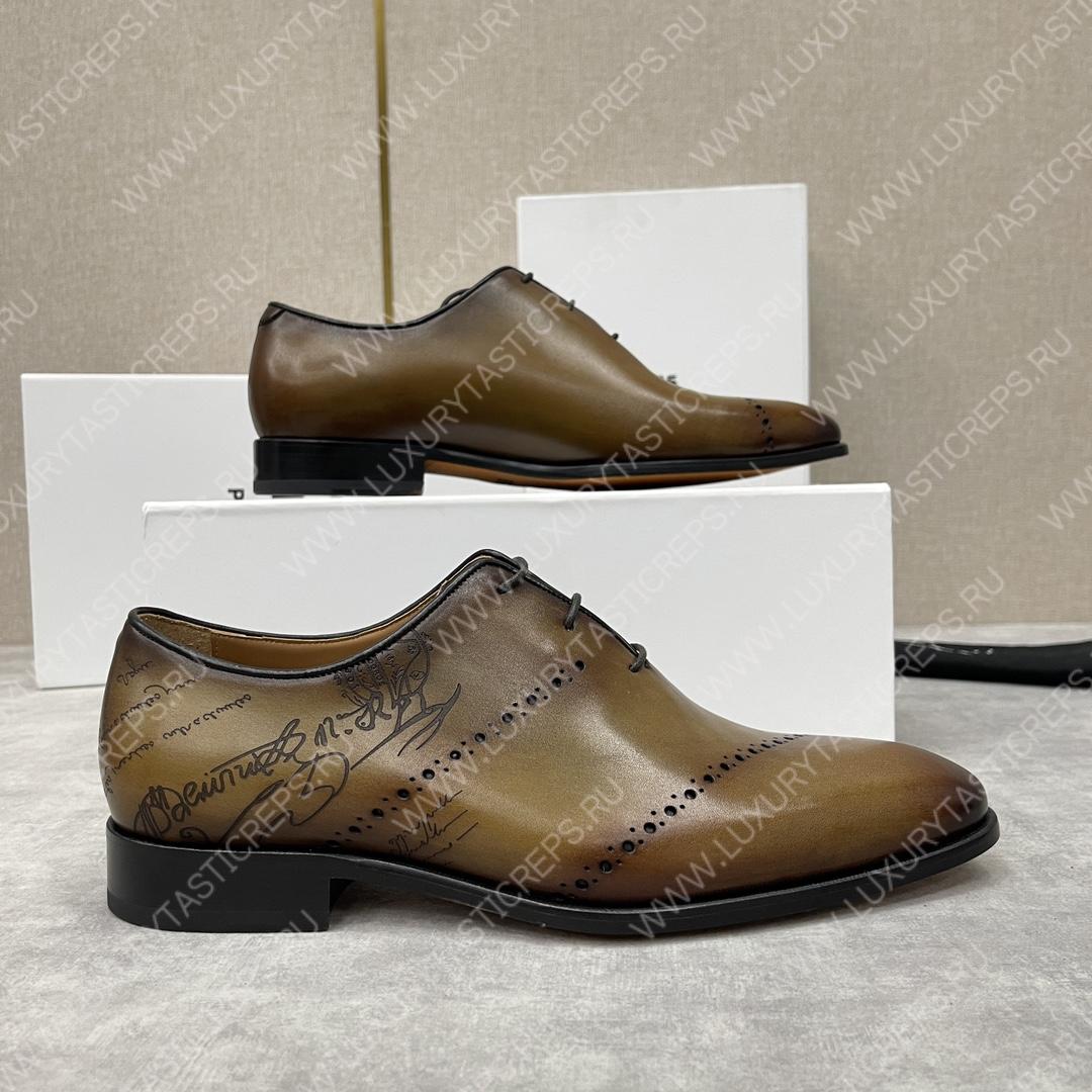 BERLUTI OXFORDS BROWN S0770-V1