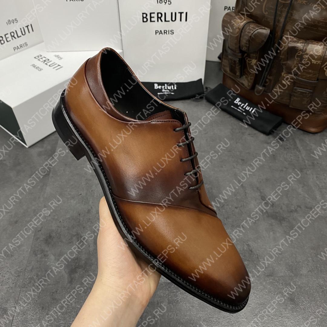BERLUTI GASPARD GALET BROWN 76008-V1