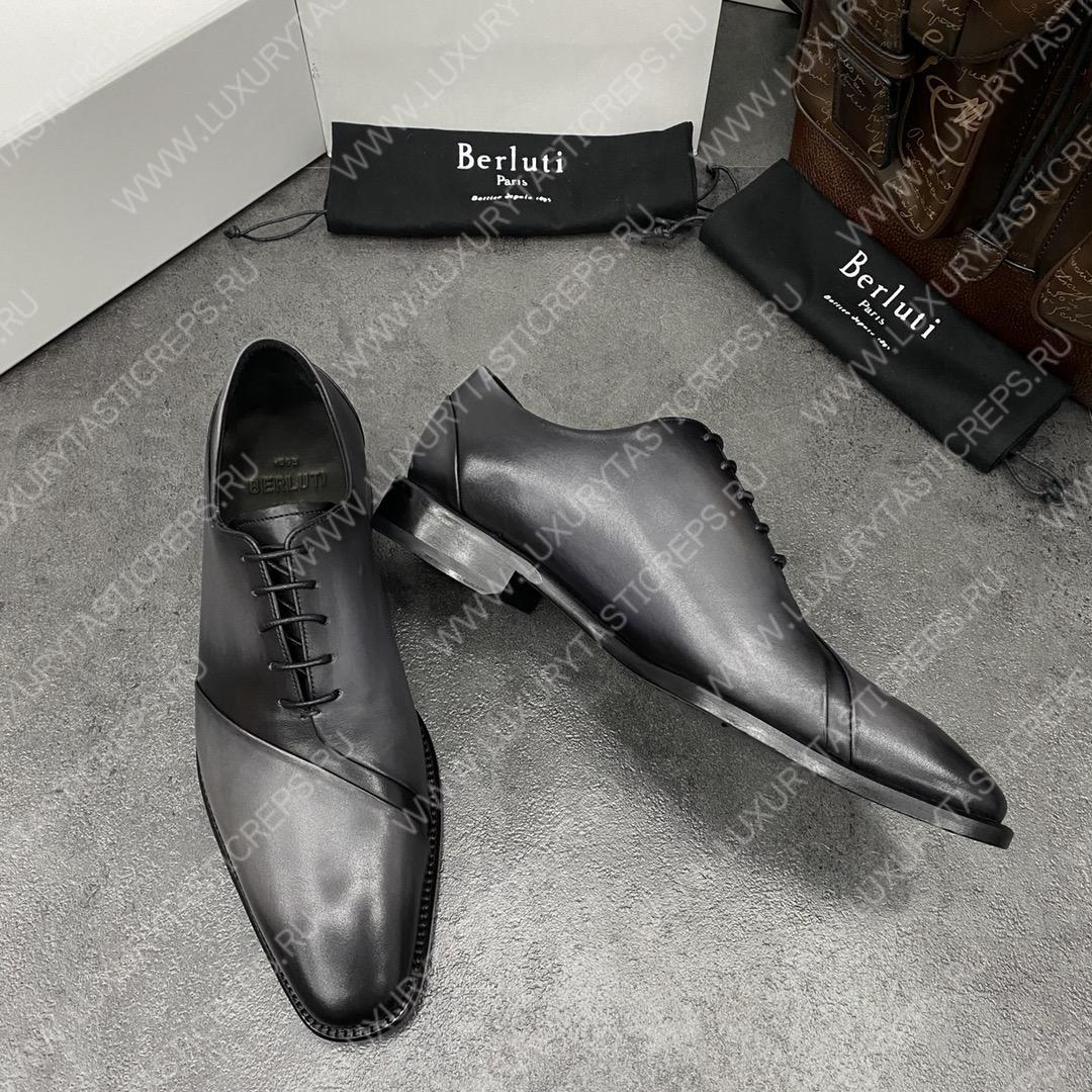 BERLUTI GASPARD GALET BLACK 76008-V1