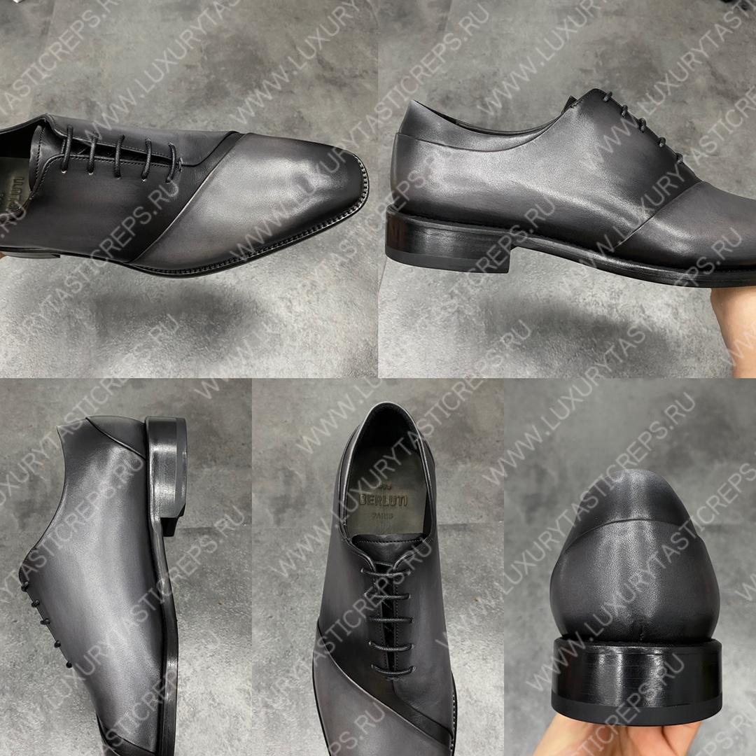 BERLUTI GASPARD GALET BLACK 76008-V1