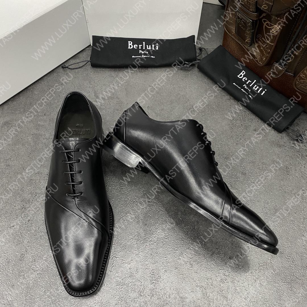 BERLUTI GASPARD GALET BLACK 76008-V1