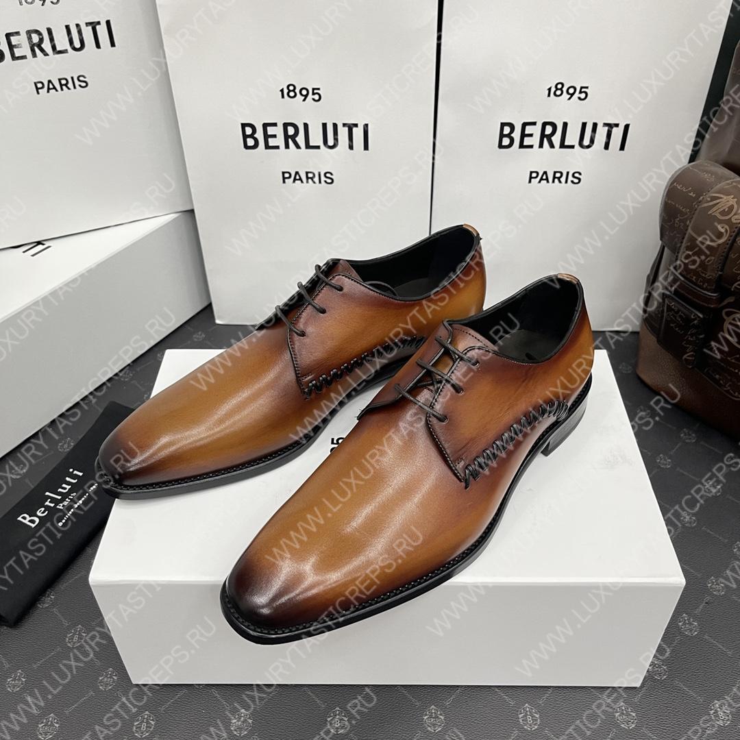 BERLUTI SCRITTO TOBACCO S4905-V2