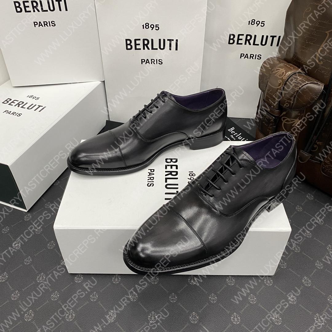 BERLUTI GASPARD GALET BLACK 76048-V1