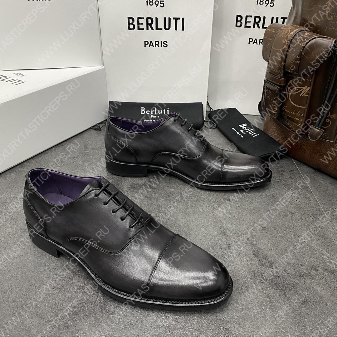 BERLUTI GASPARD GALET BLACK 76048-V1