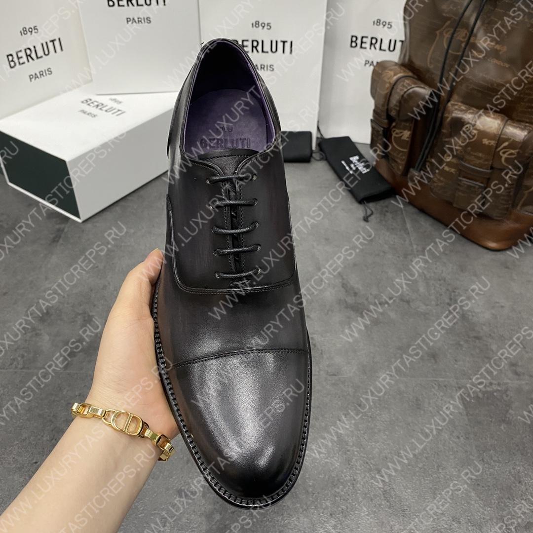 BERLUTI GASPARD GALET BLACK 76048-V1