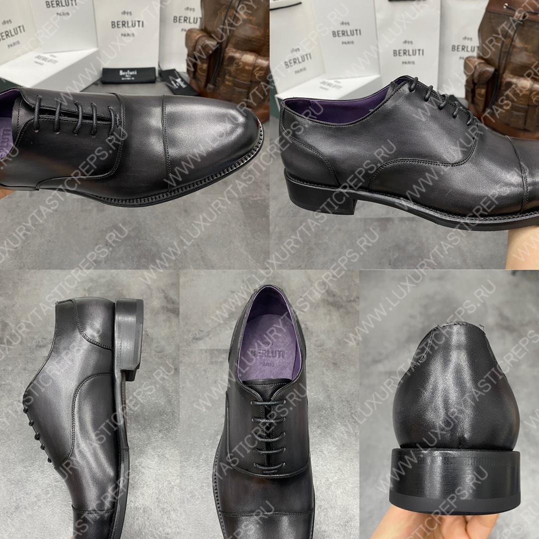 BERLUTI GASPARD GALET BLACK 76048-V1