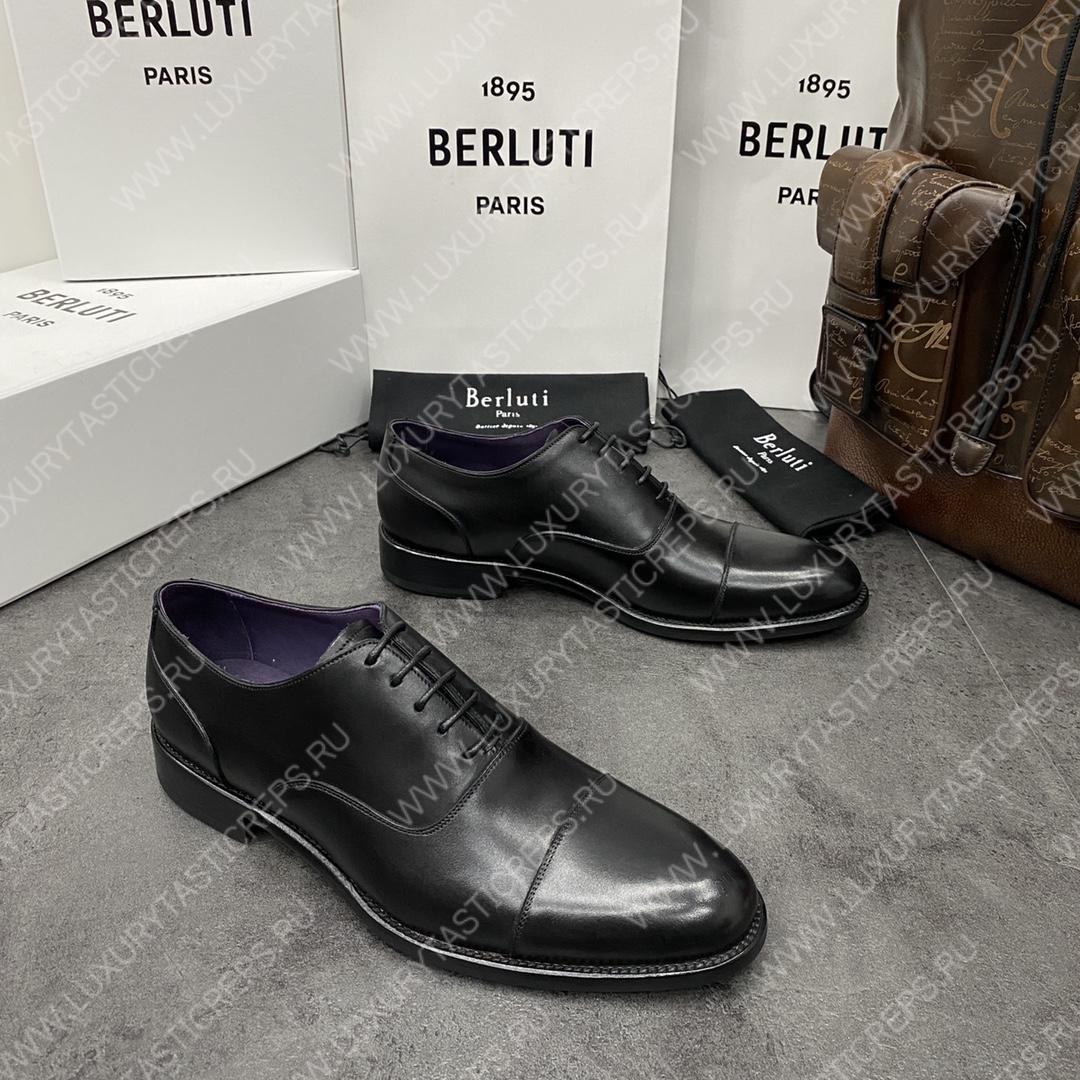 BERLUTI GASPARD GALET BLACK 76048-V1