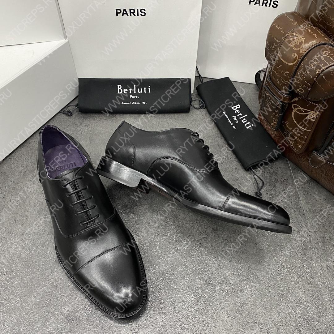 BERLUTI GASPARD GALET BLACK 76048-V1