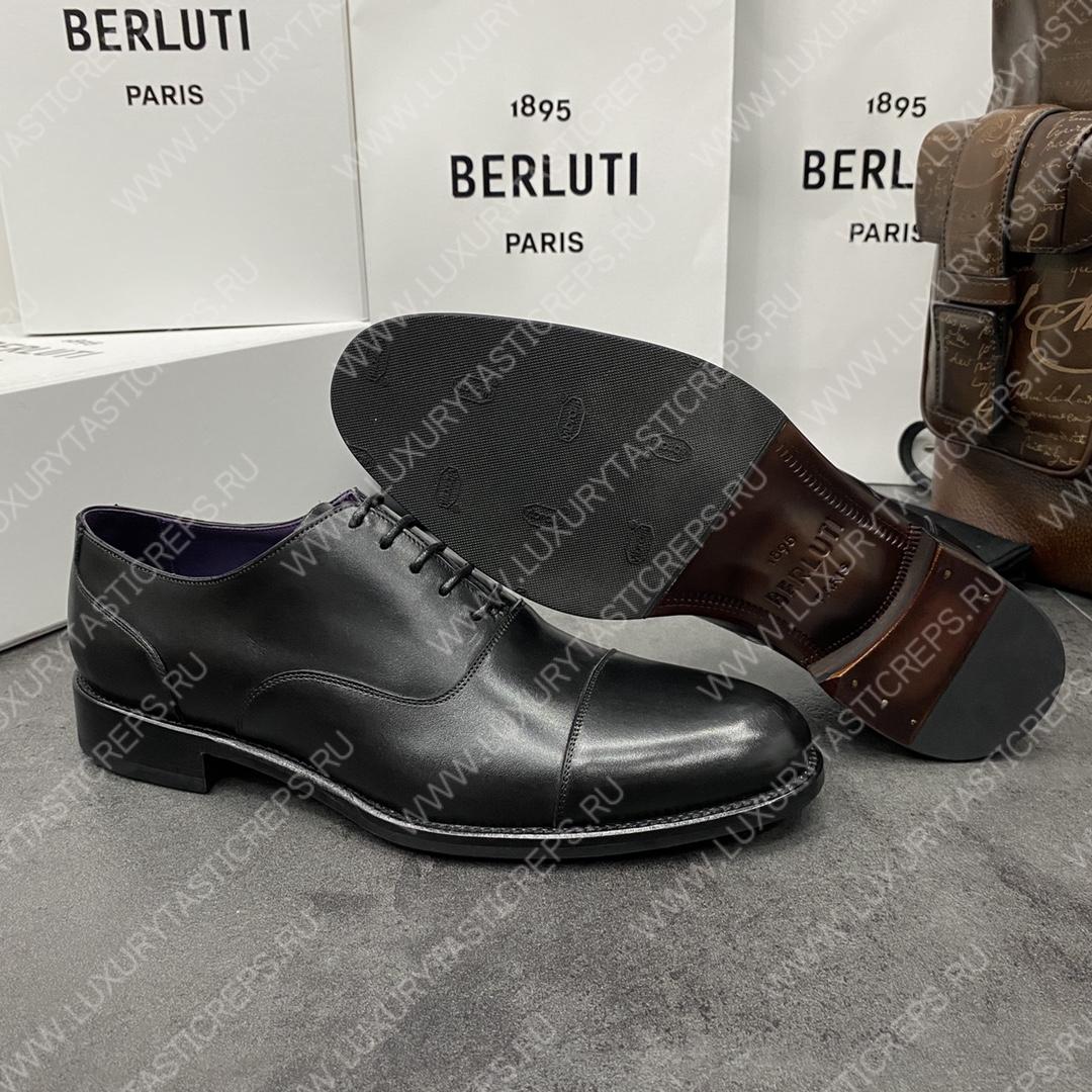 BERLUTI GASPARD GALET BLACK 76048-V1