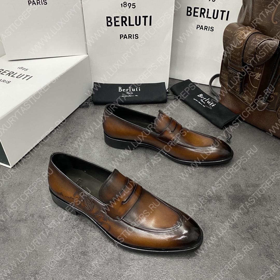 BERLUTI COUTURE DEMESURE LOAFER BROWN S5581-V1