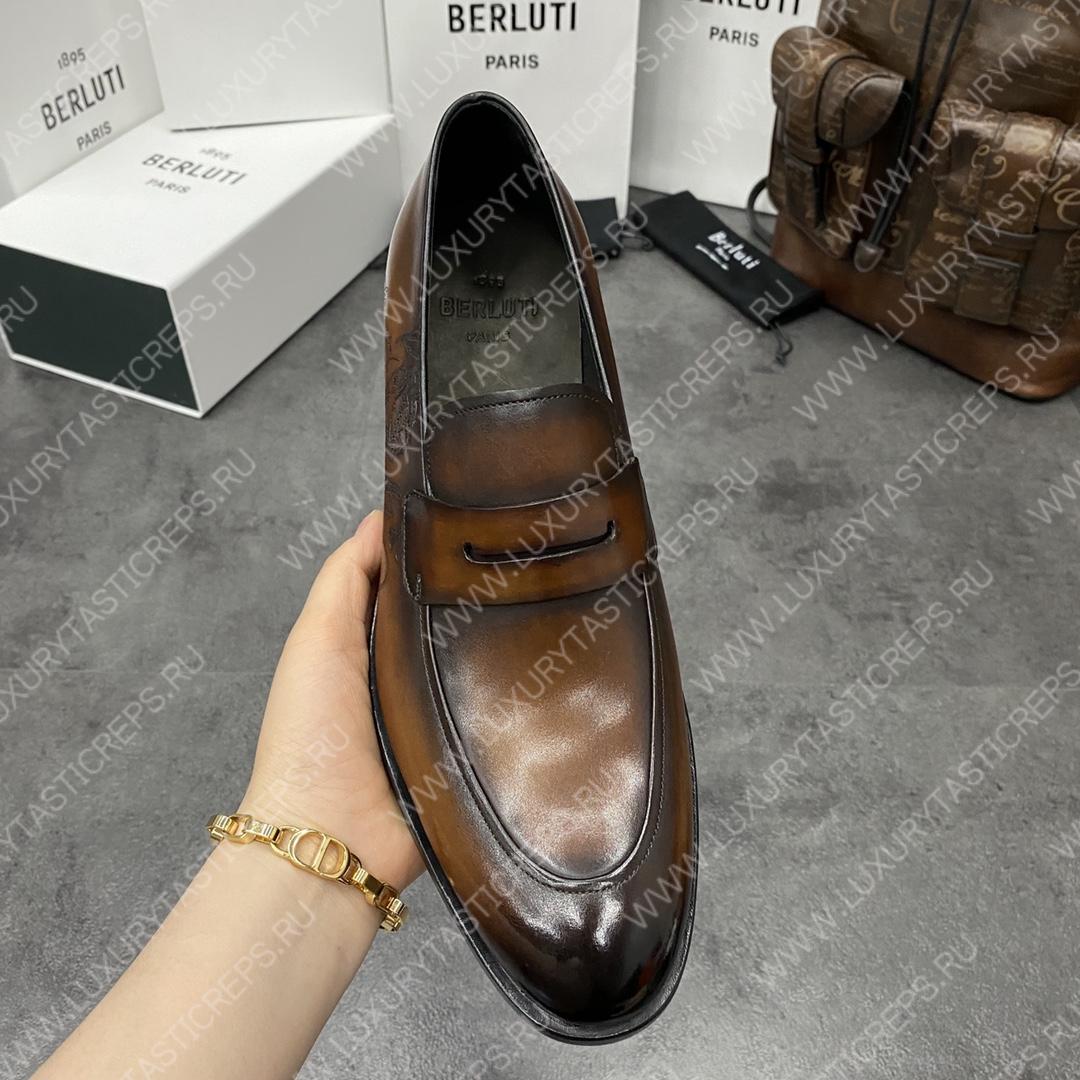 BERLUTI COUTURE DEMESURE LOAFER BROWN S5581-V1