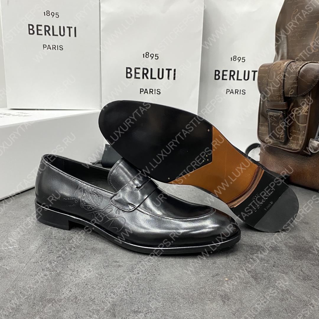 BERLUTI COUTURE DEMESURE LOAFER BLACK S5581-V1