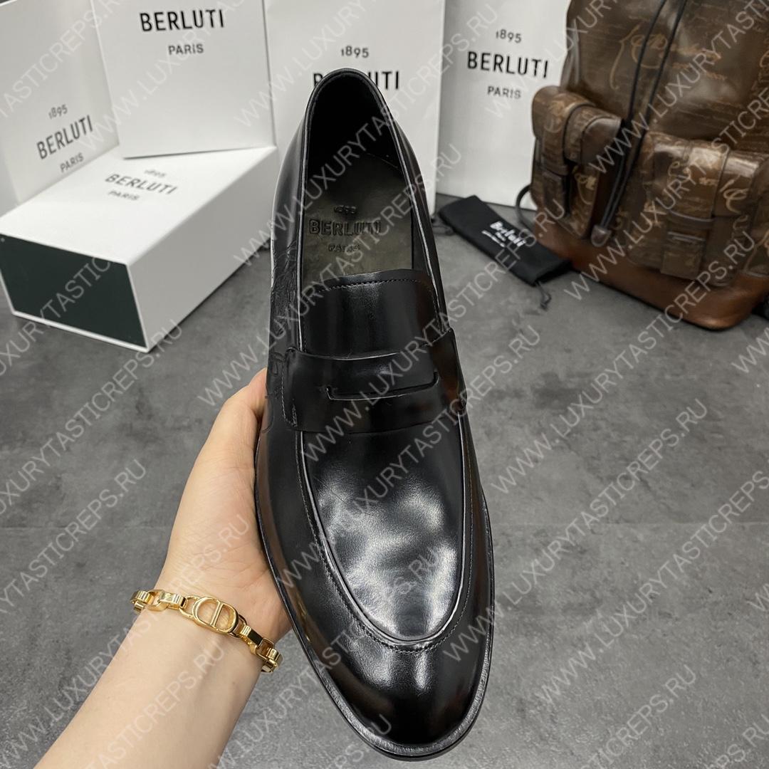 BERLUTI COUTURE DEMESURE LOAFER BLACK S5581-V1