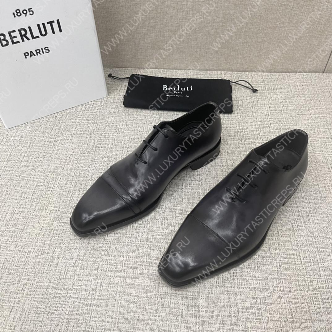 BERLUTI ALESSANDRO DEMESURE OXFORD NOIR S5864-V2