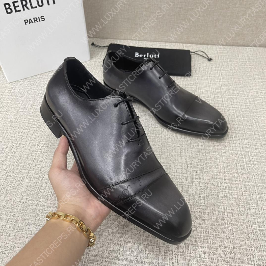 BERLUTI ALESSANDRO DEMESURE OXFORD NOIR S5864-V2