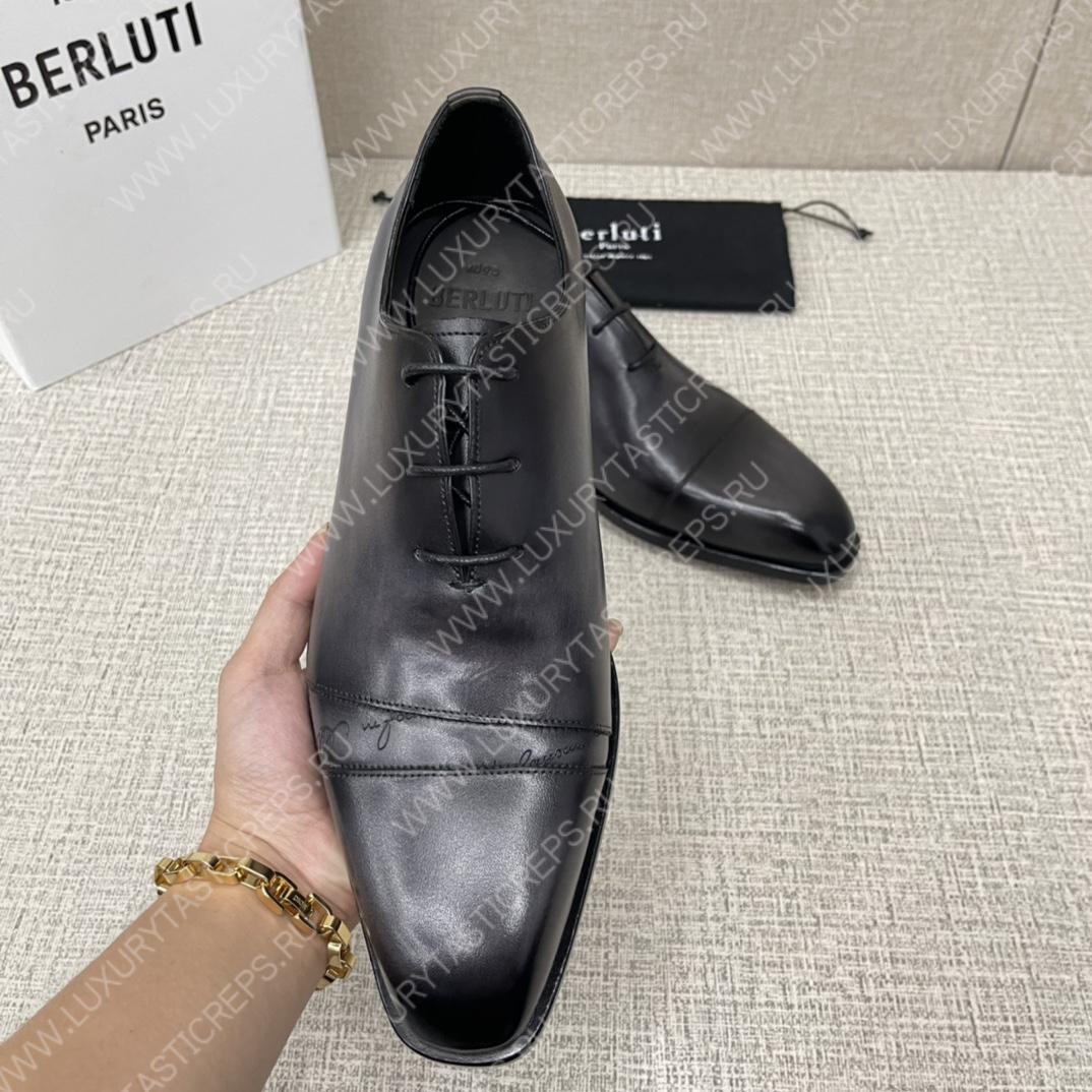 BERLUTI ALESSANDRO DEMESURE OXFORD NOIR S5864-V2