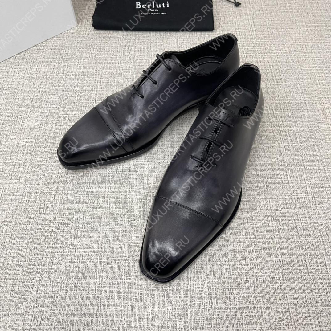 BERLUTI ALESSANDRO DEMESURE OXFORD NOIR S5864-V2