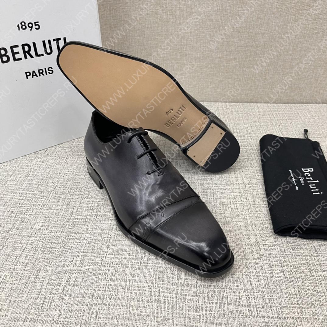 BERLUTI ALESSANDRO DEMESURE OXFORD NOIR S5864-V2