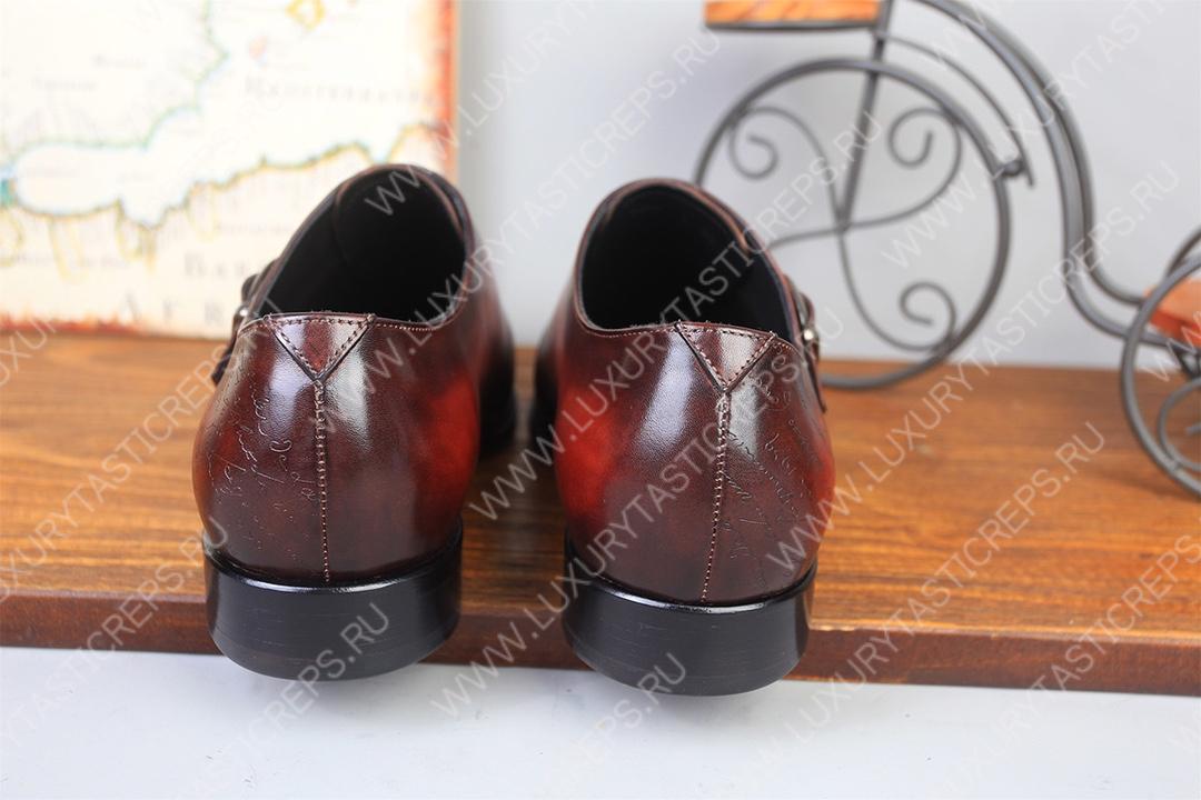 BERLUTI LEATHER M0NK SHOE MULTICOLOR S4113-V2