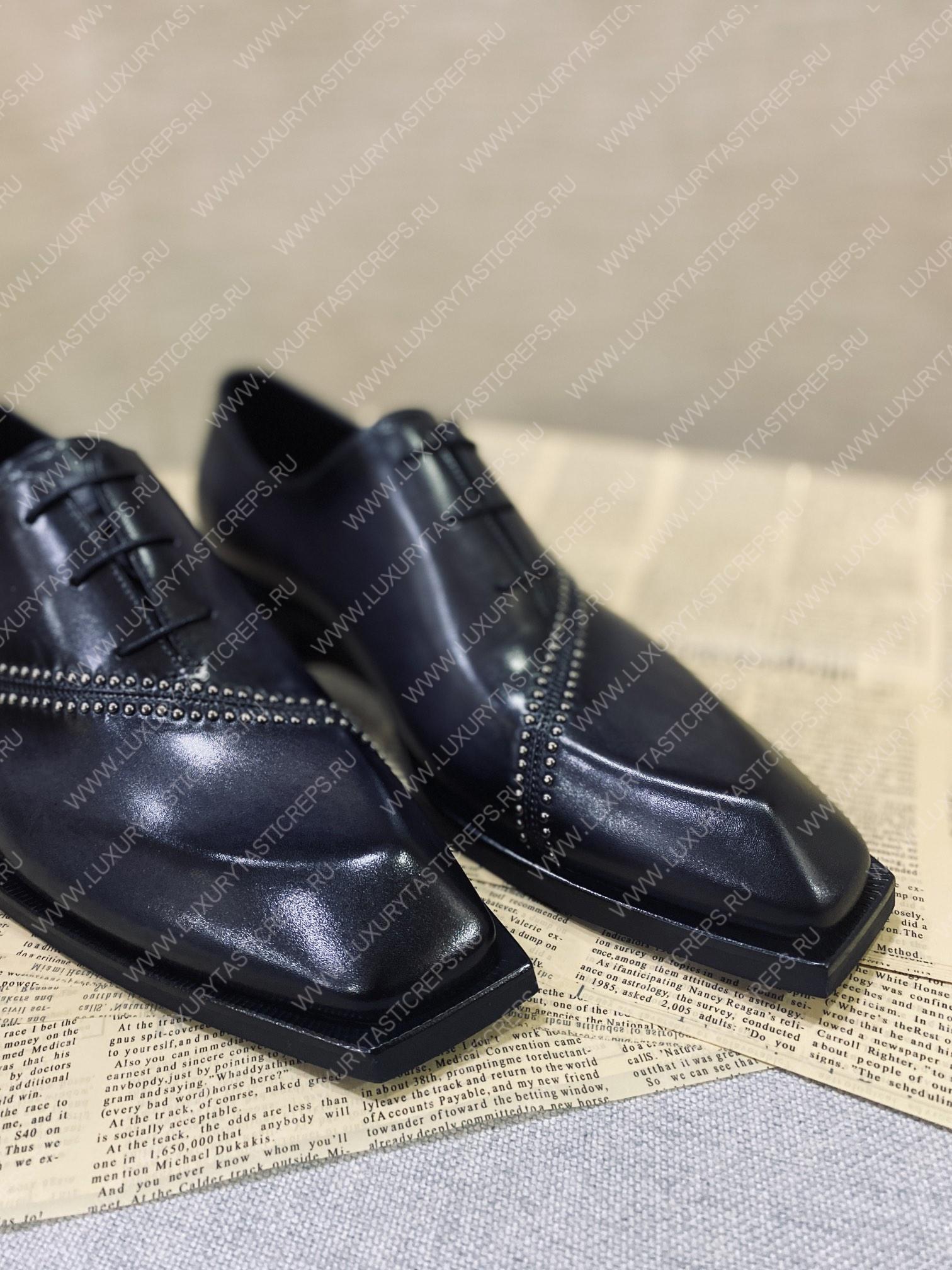 BERLUTI LORENZO STELLAR OXFORD BLACK S4342-K1