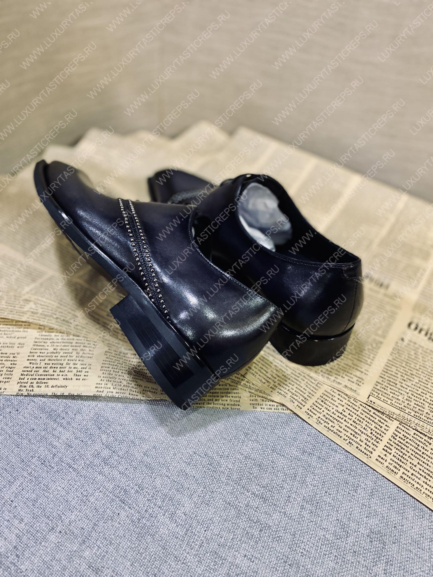 BERLUTI LORENZO STELLAR OXFORD BLACK S4342-K1