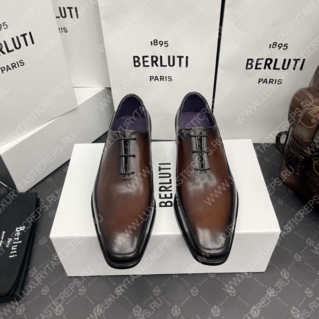 BERLUTI ALESSANDRO DEMESURE OXFORD TOOBACCO BIS S1412-V1