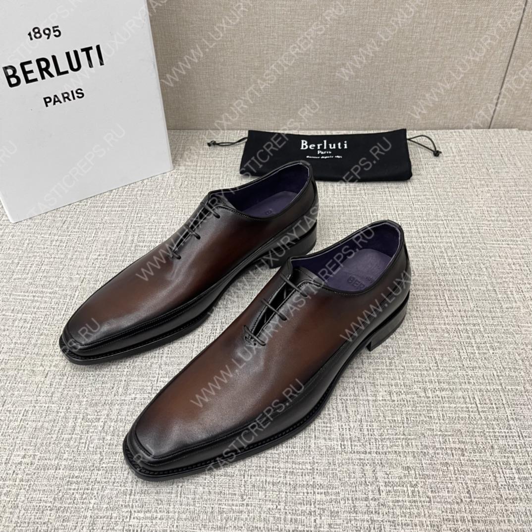 BERLUTI ALESSANDRO DEMESURE OXFORD TOOBACCO BIS S1412-V1