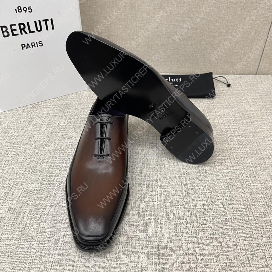 BERLUTI ALESSANDRO DEMESURE OXFORD TOOBACCO BIS S1412-V1