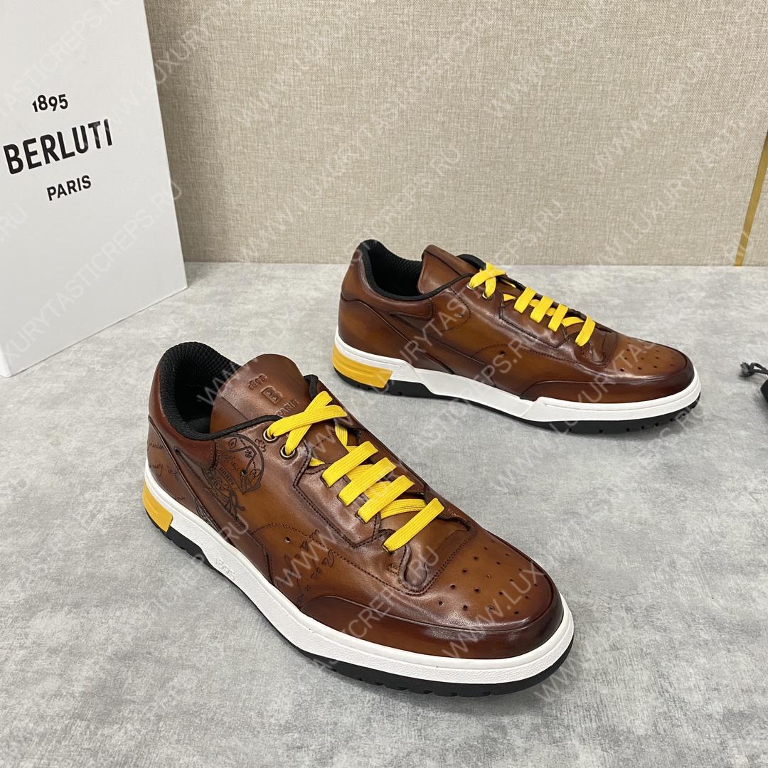 BERLUTI SNEAKERS BROWN S5867