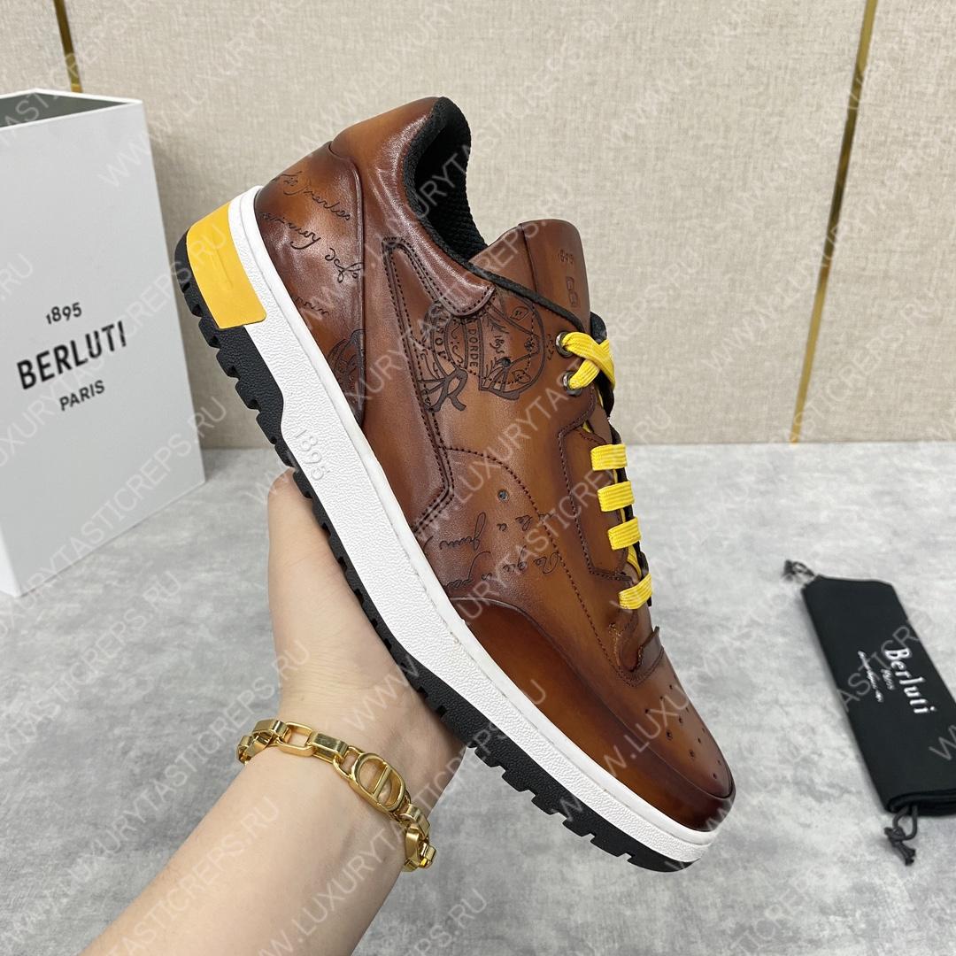 BERLUTI SNEAKERS BROWN S5867