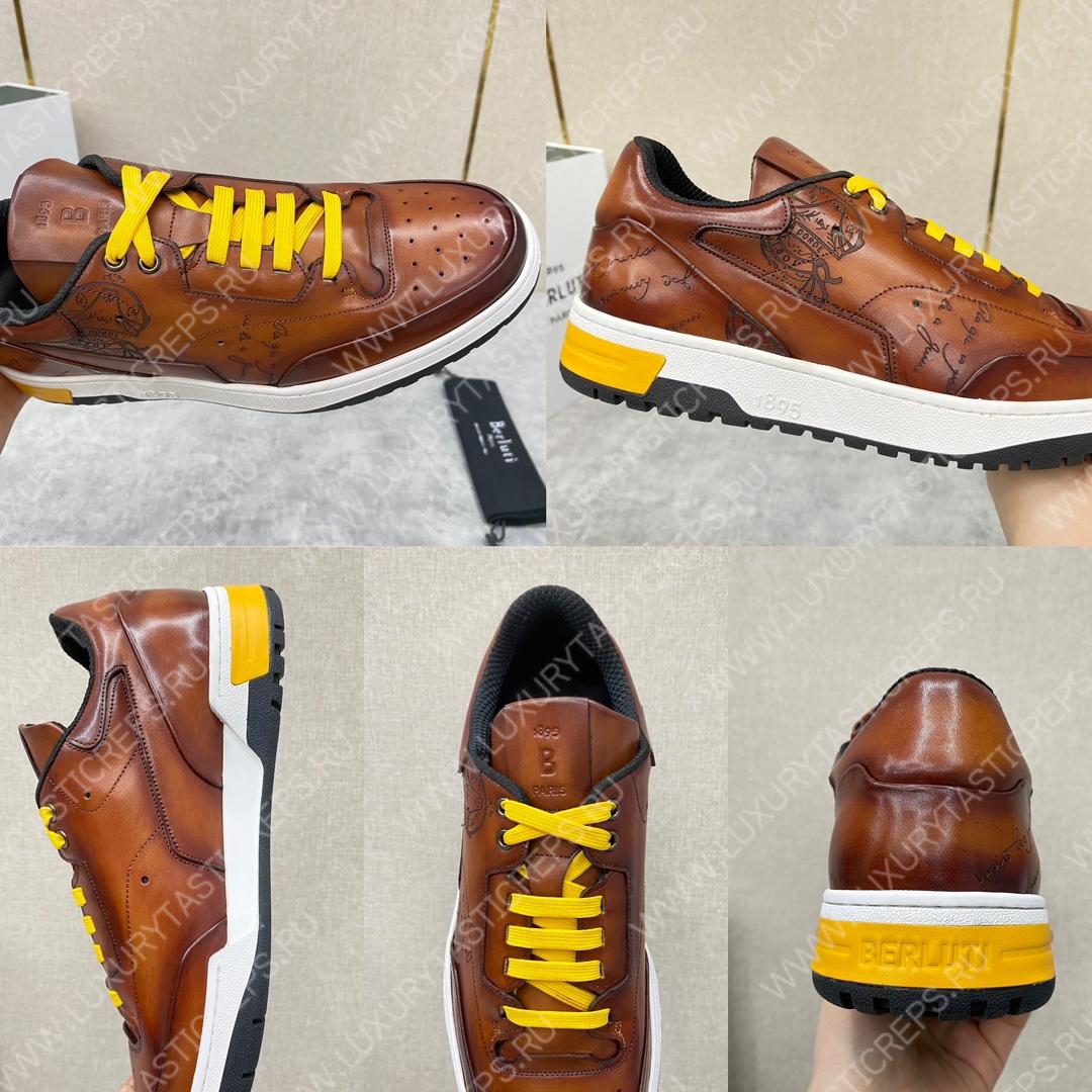 BERLUTI SNEAKERS BROWN S5867