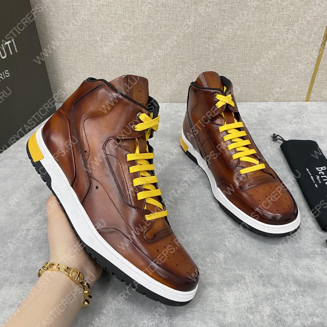 BERLUTI SNEAKERS BROWN S5798