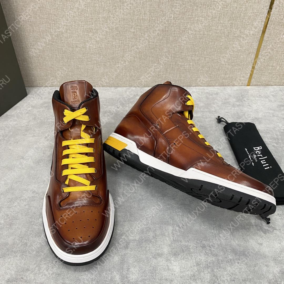 BERLUTI SNEAKERS BROWN S5798
