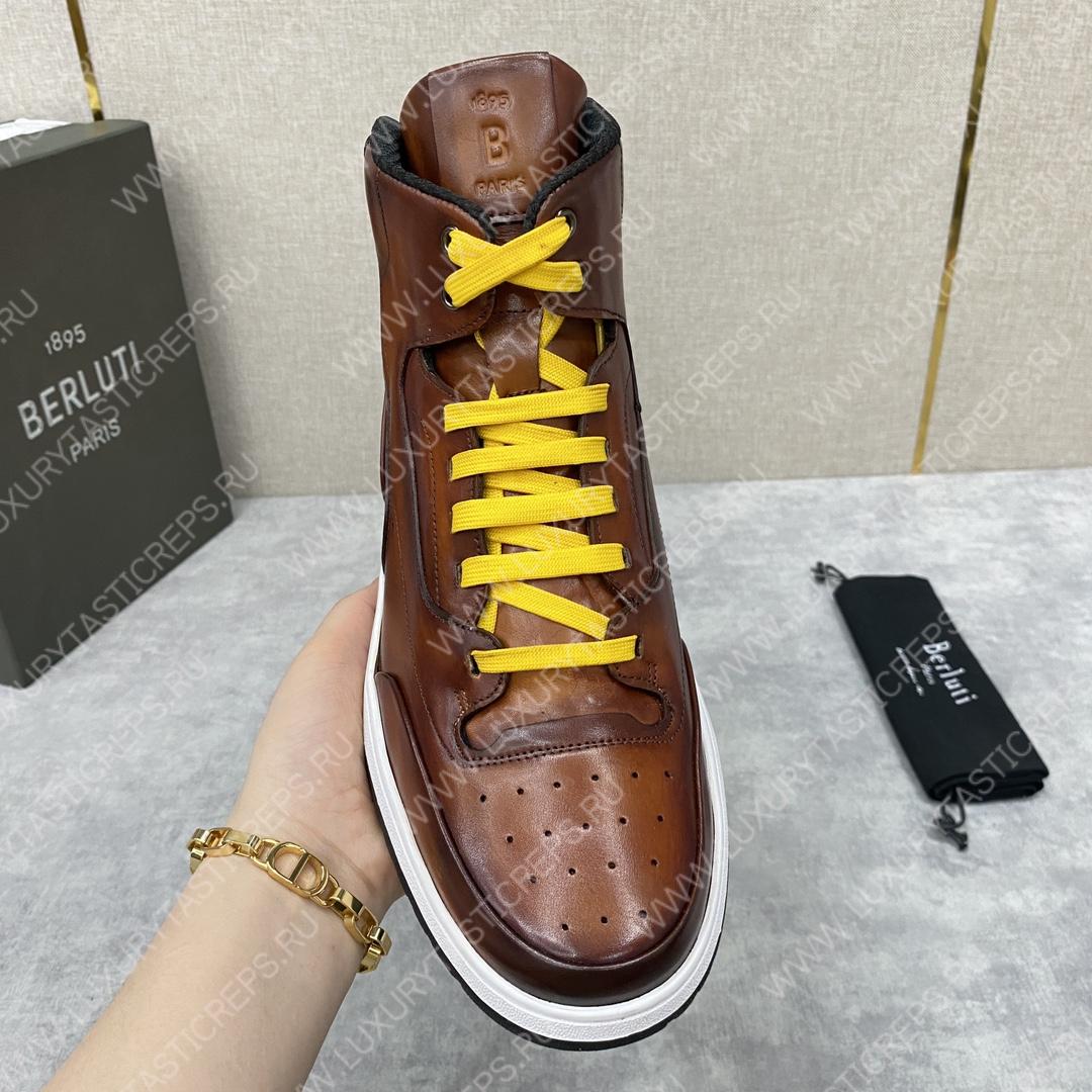 BERLUTI SNEAKERS BROWN S5798