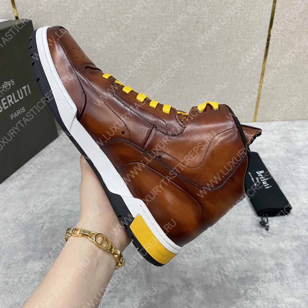 BERLUTI SNEAKERS BROWN S5798