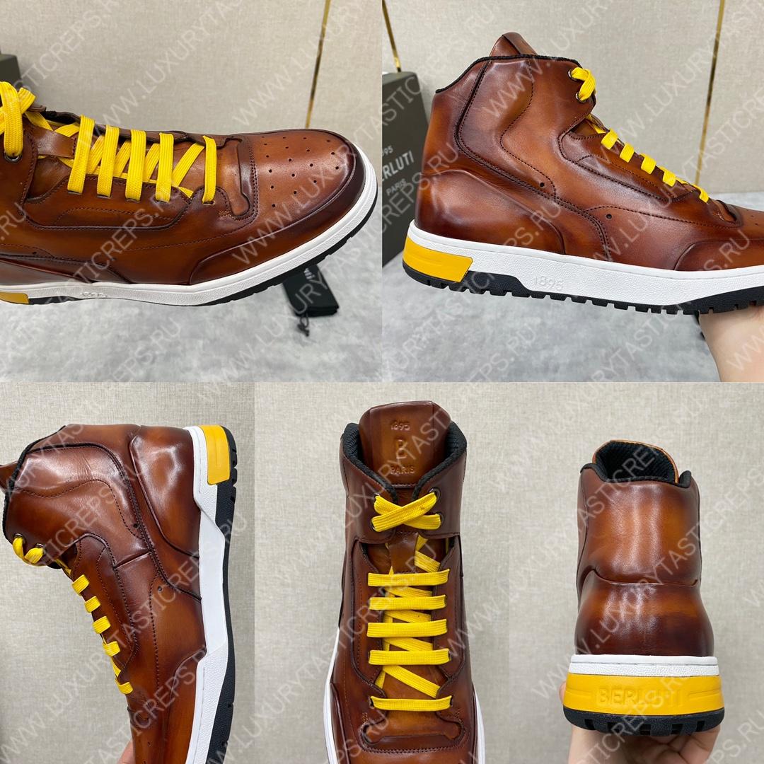 BERLUTI SNEAKERS BROWN S5798