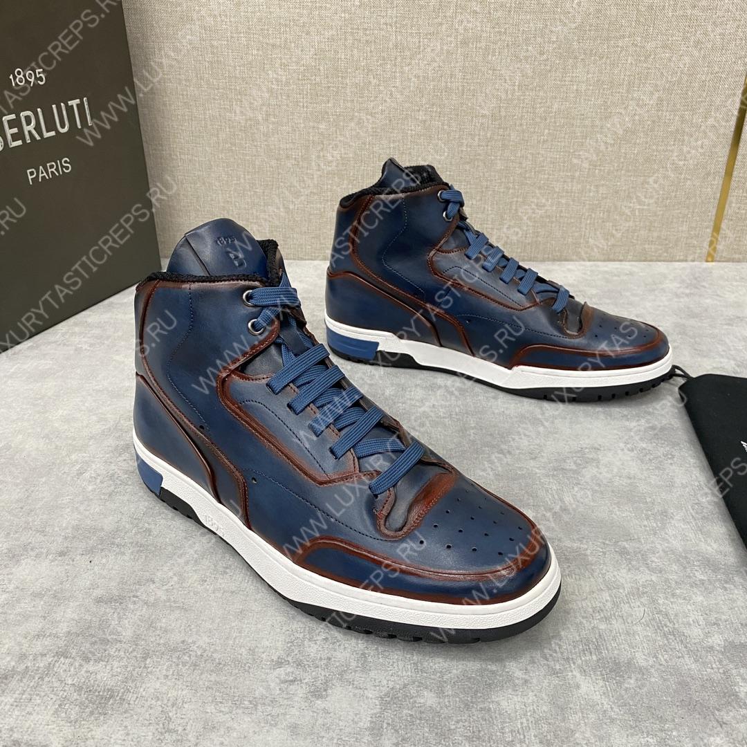 BERLUTI SNEAKERS BLUE S5798