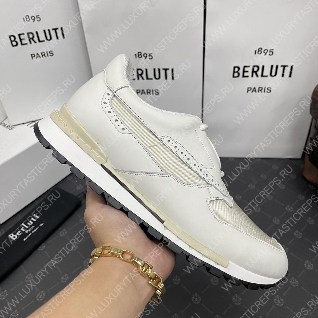 BERLUTI SNEAKERS WHITE S5779-BY